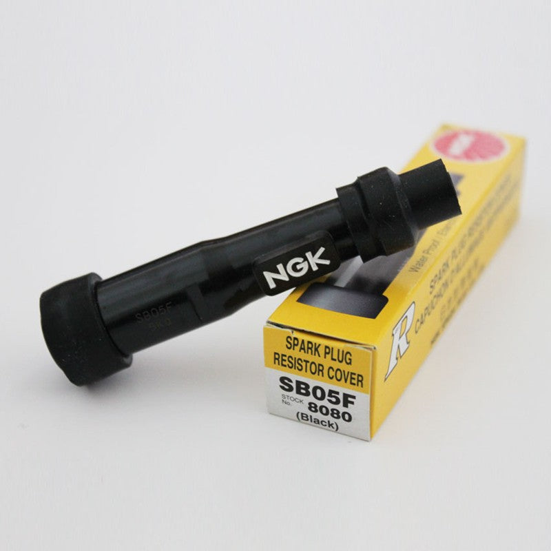 NGK Zündkerzenstecker SB05F 8080 Schwarz gerade Cap Spark Plug Connector NGK Zündkerzenstecker SB05F 8080 Schwarz gerade Cap Spark Plug Connector