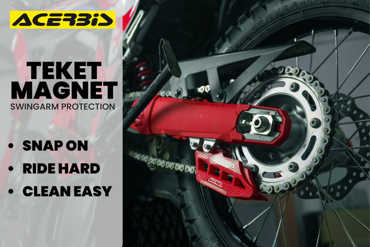 Swingarm Protection that just Clips on