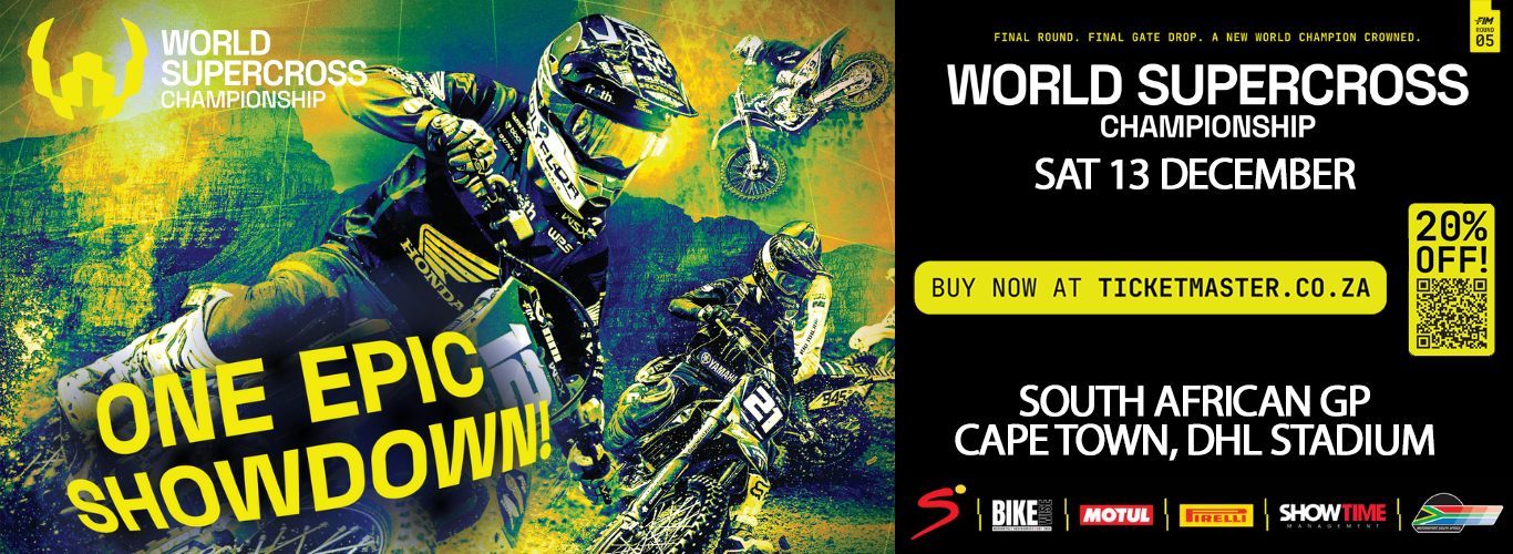 World Supercross is coming to Cape Town — and we’re in the thick of it.