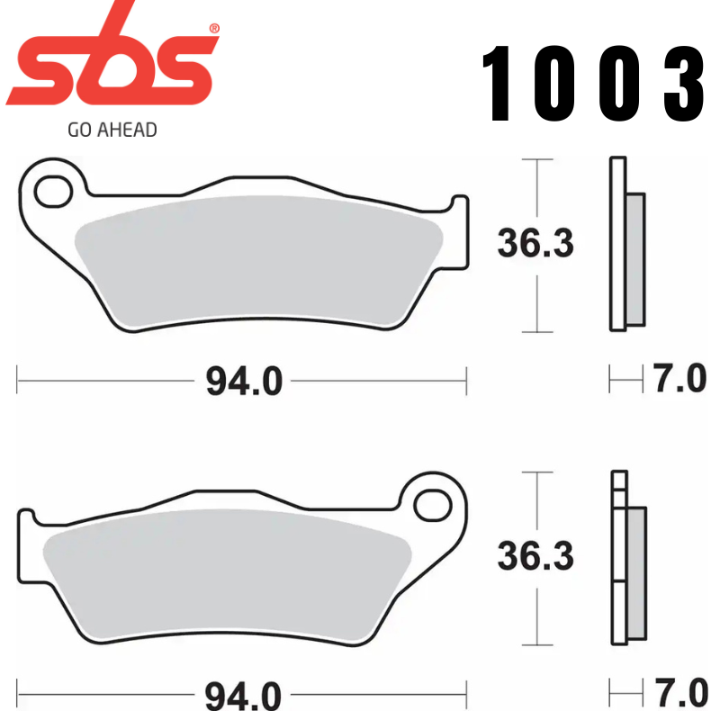 1003LS DUCATI REAR SINTER