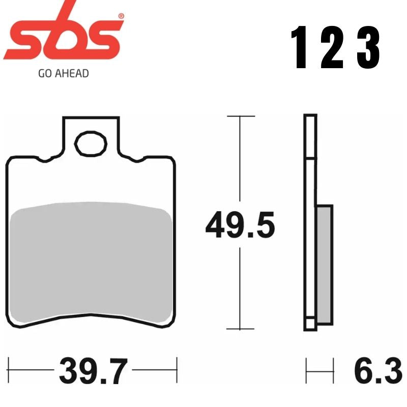 123HF FRONT/REAR CERAMIC FA193