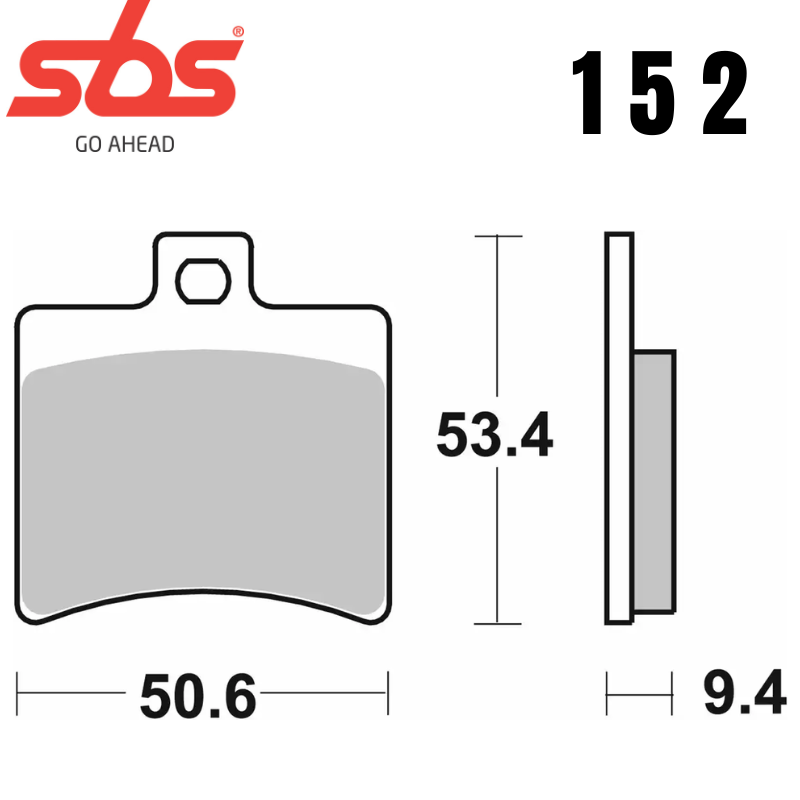 152HF FRONT/REAR CERAMIC FA298