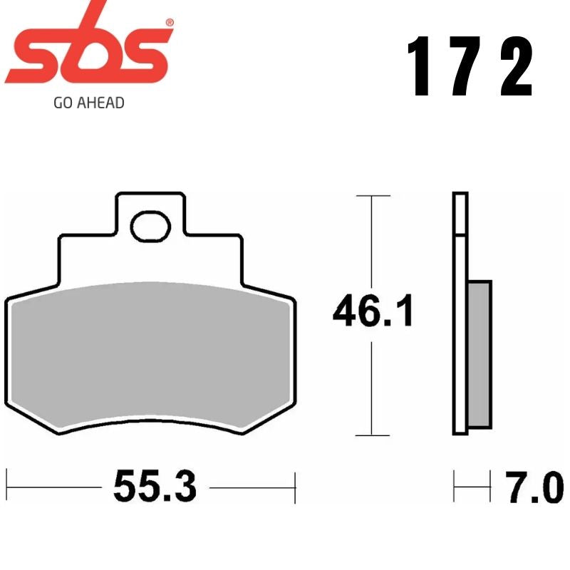 172HF FRONT/REAR CERAMIC FA356
