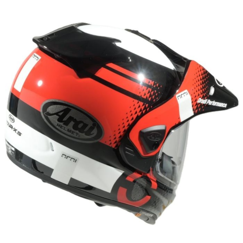 arai adventure helmets south africa Tour-X5 Discovery Helmet meaning more surface area to glance off impact energy whilst offering easy installation and removal of the visor and peak Arai Dual sport Enduro HELMET