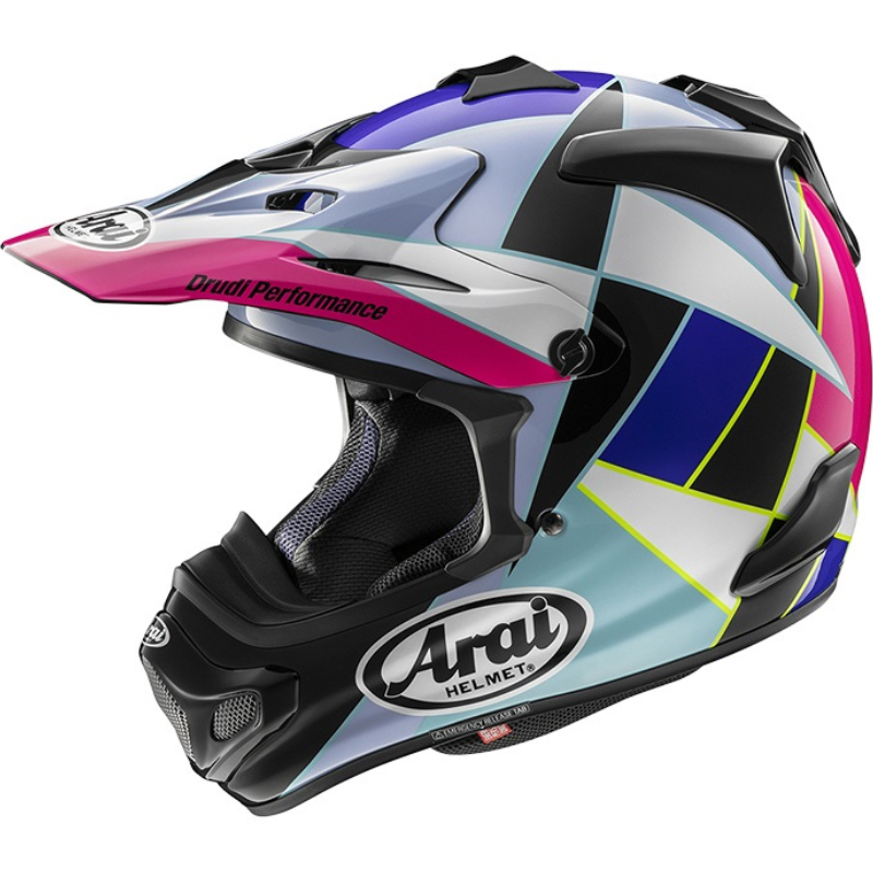 Arai MX-V EVO Motorradhelm – Weiß, Größe M, Für Offroad & Motocross