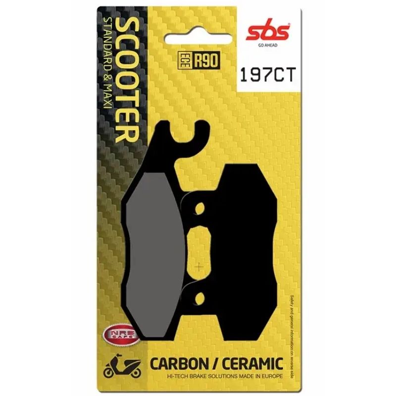 197CT FRONT/REAR SCOOTER CARBON FA135/FA214