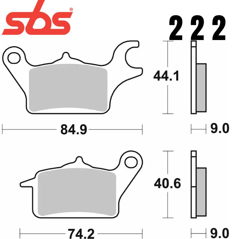 222CT FRONT/REAR SCOOTER CARBON FA655