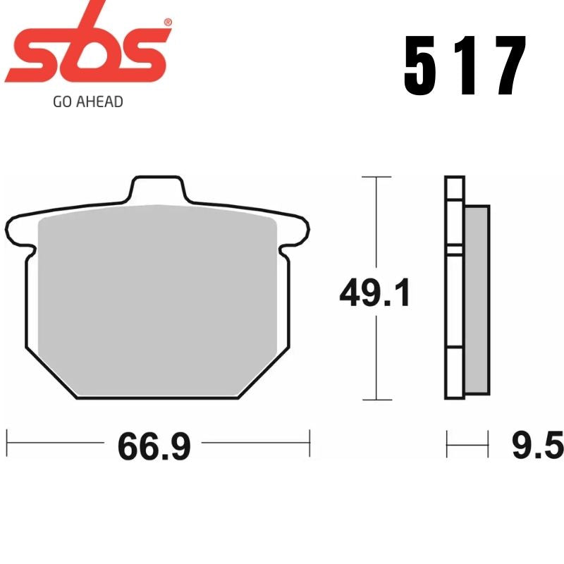 517HF FRONT/REAR CERAMIC FA31