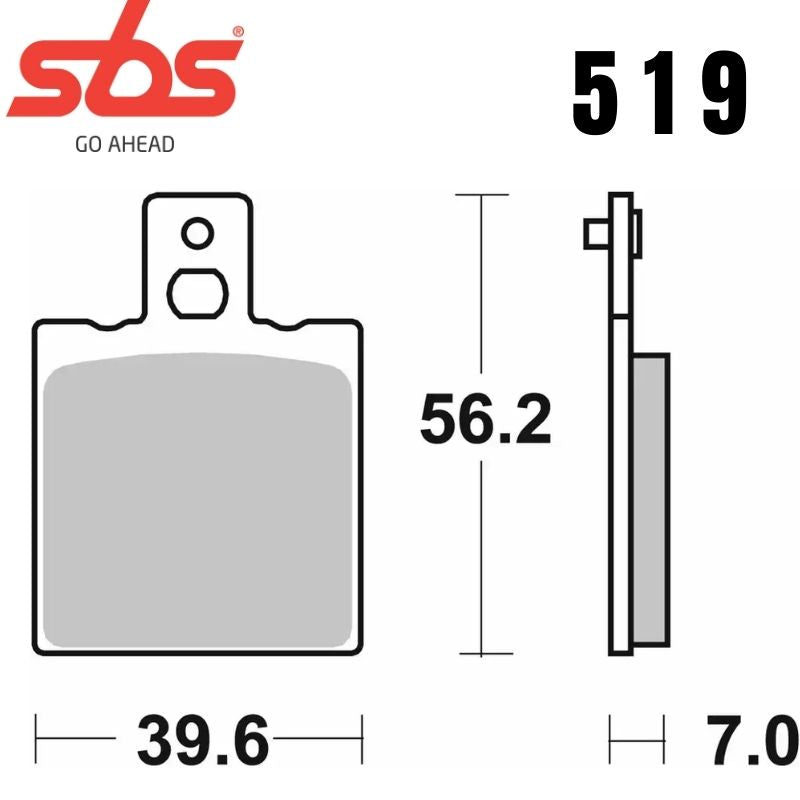 519HF FRONT/REAR CERAMIC FA47