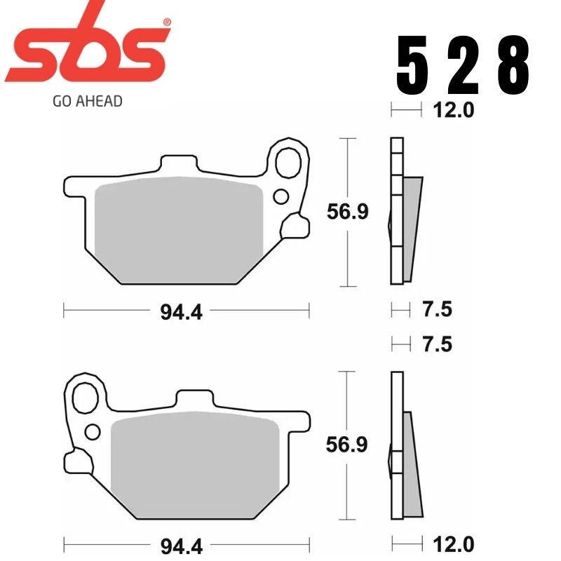 528HF FRONT/REAR CERAMIC FA41