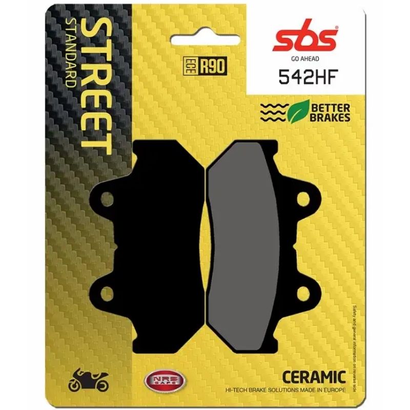 542HF FRONT/REAR CERAMIC FA69/3 ALT 572