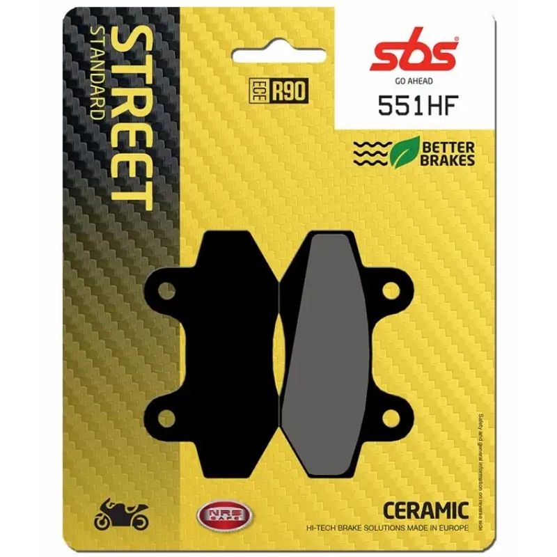 551HF FRONT/REAR CERAMIC FA86 ALT 814