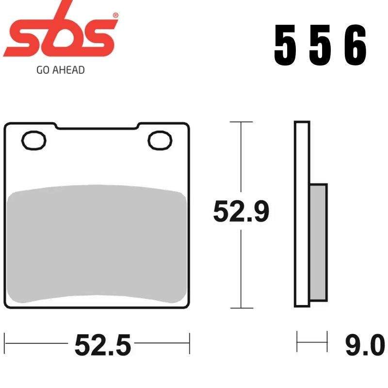 556HF FRONT/REAR CERAMIC FA63 FA161