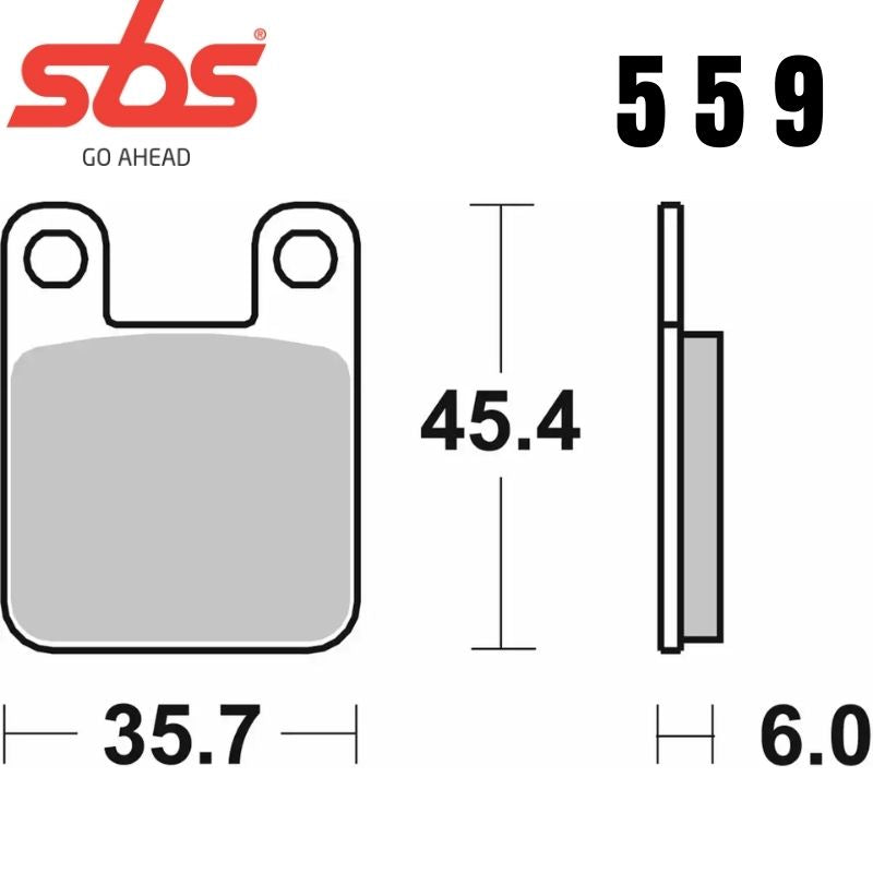 559HF FRONT/REAR CERAMIC FA115