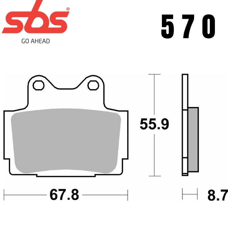 570HF FRONT/REAR CERAMIC FA104