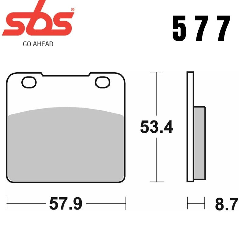 577HF FRONT/REAR CERAMIC FA103