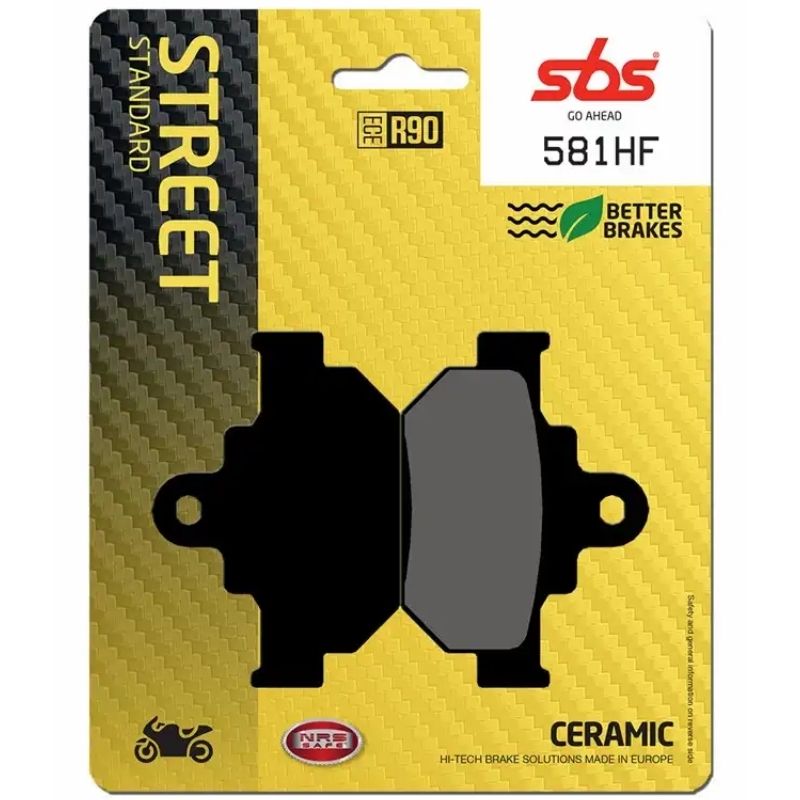 581HF FRONT/REAR CERAMIC FA106 ALT 582