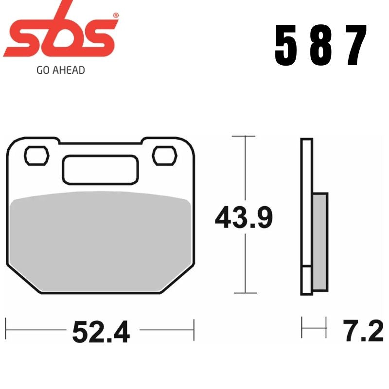 587HF FRONT/REAR CERAMIC FA110