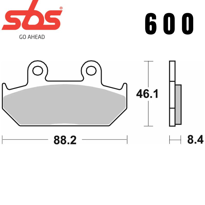 600HF FRONT/REAR CERAMIC FA124