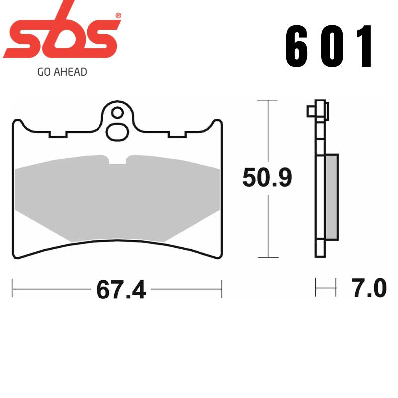 601HF FRONT/REAR CERAMIC FA126