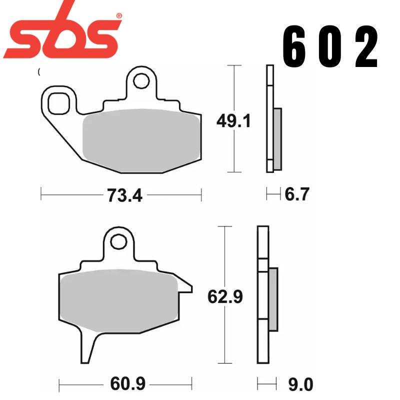 602HF FRONT/REAR CERAMIC FA130
