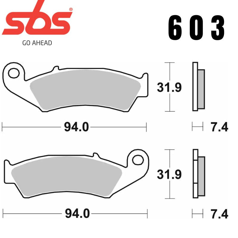 603HF FRONT/REAR CERAMIC FA125