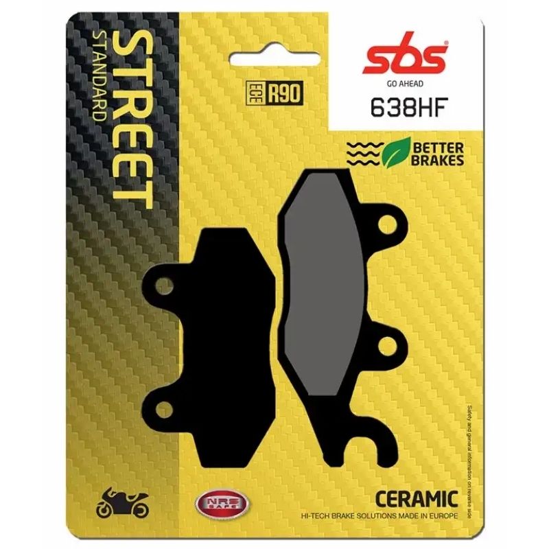 638HF FRONT/REAR CERAMIC FA165/FA215