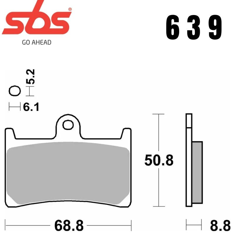 639HF FRONT/REAR CERAMIC FA220
