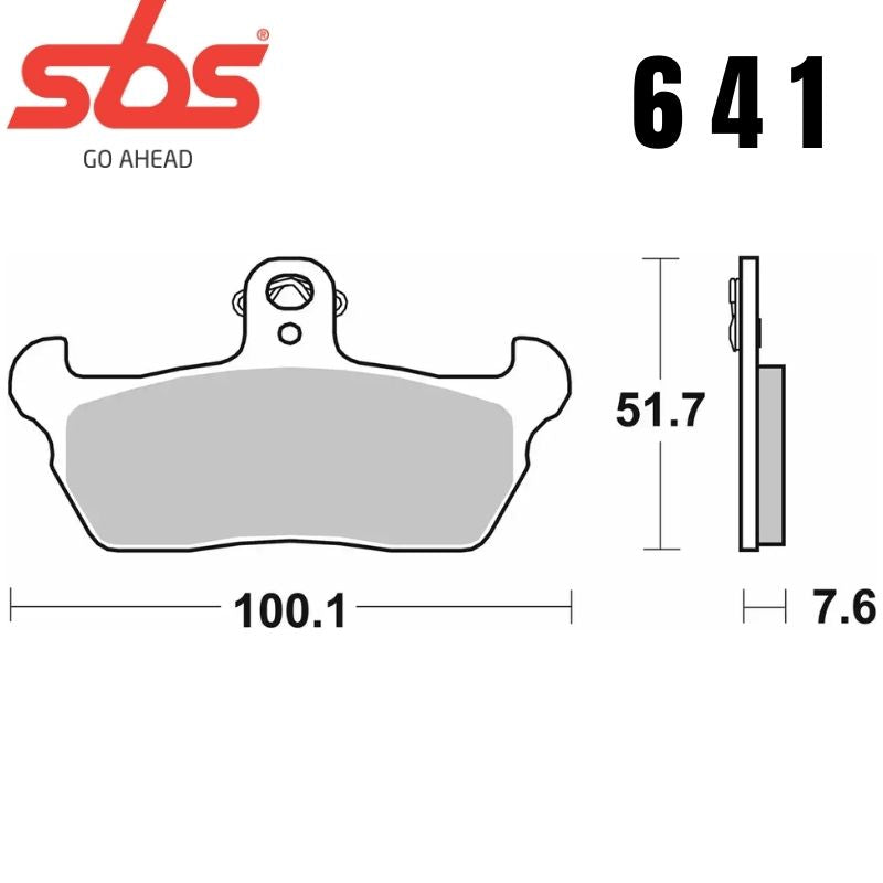 641HF FRONT/REAR CERAMIC FA163