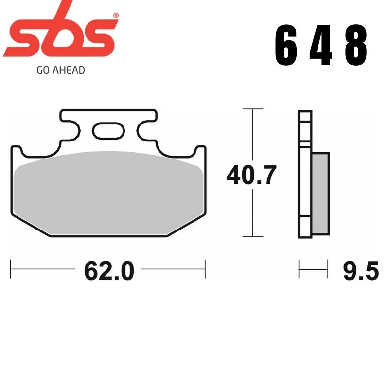 648HF FRONT/REAR CERAMIC FA152/2 ALT 632