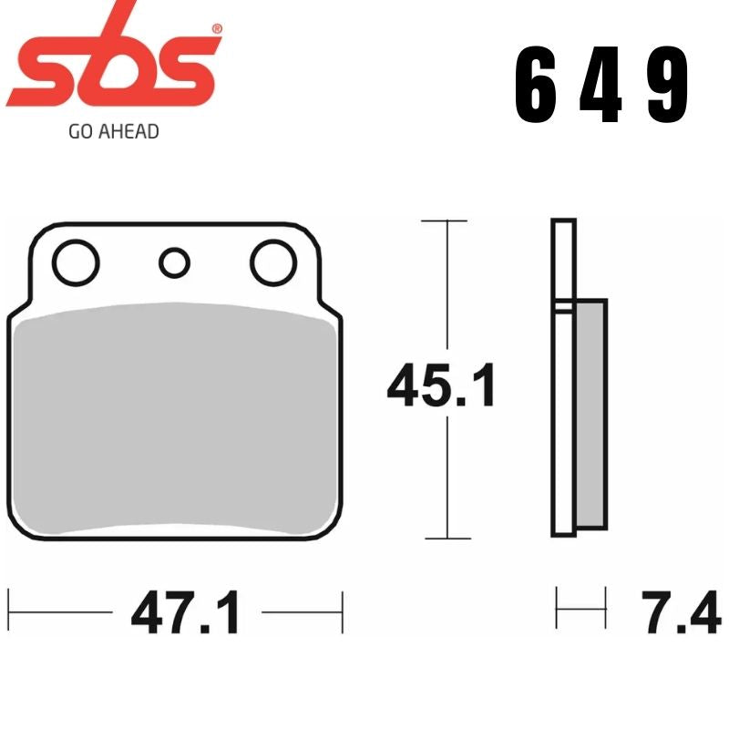 649SI FRONT/REAR OFF ROAD SINTER FA137