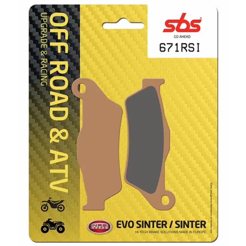 671RSI FRONT/REAR OFF ROAD RACE SINTER FA181