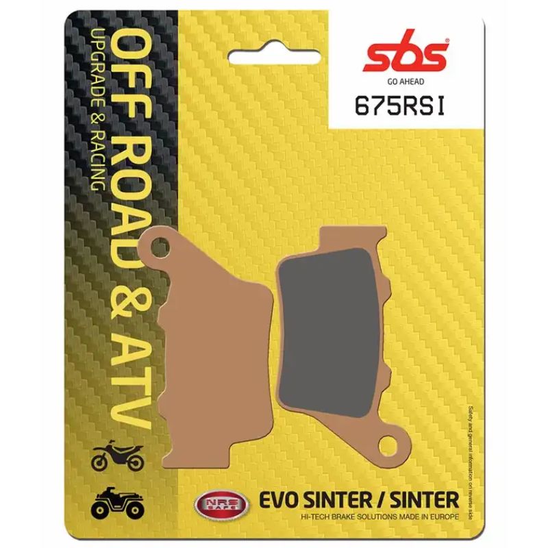 675RSI FRONT/REAR OFF ROAD RACE SINTER FA208