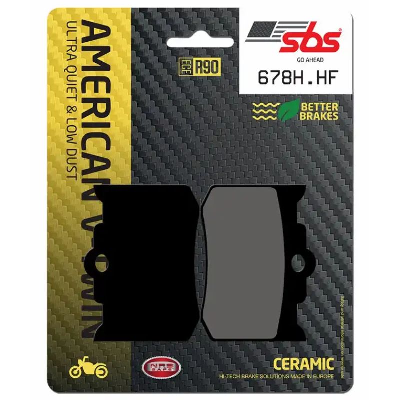 678HHF FRONT /REAR V-TWIN CERAMIC FA95