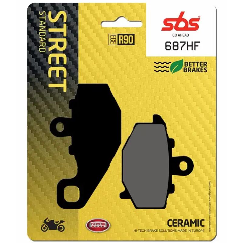 687HF FRONT/REAR CERAMIC FA192
