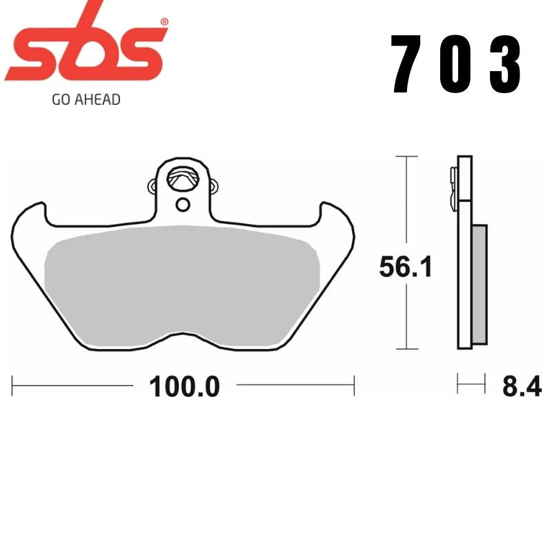 703HF FRONT/REAR CERAMIC FA407