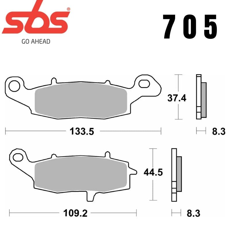 705RST FRONT - SINTER FOR TRACK FA229