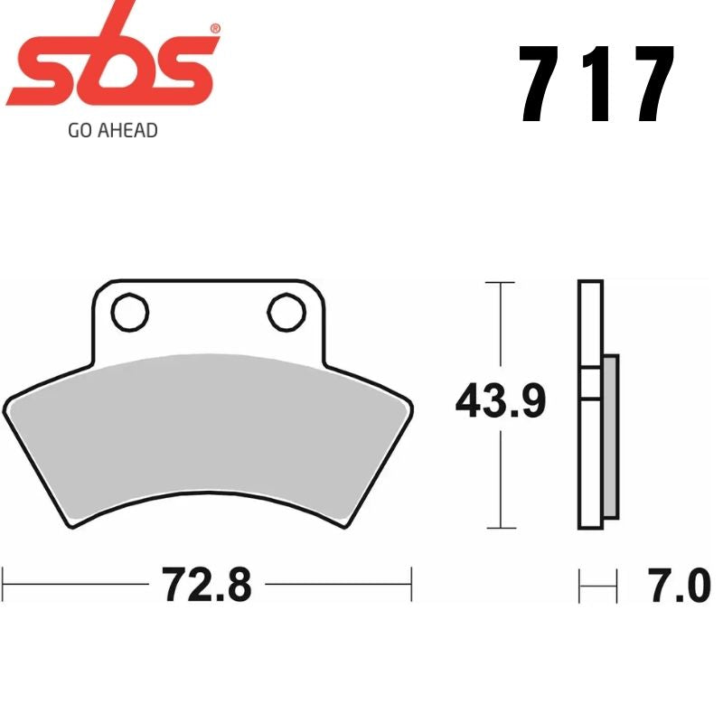717ATS FRONT/REAR ATV SINTER FA232