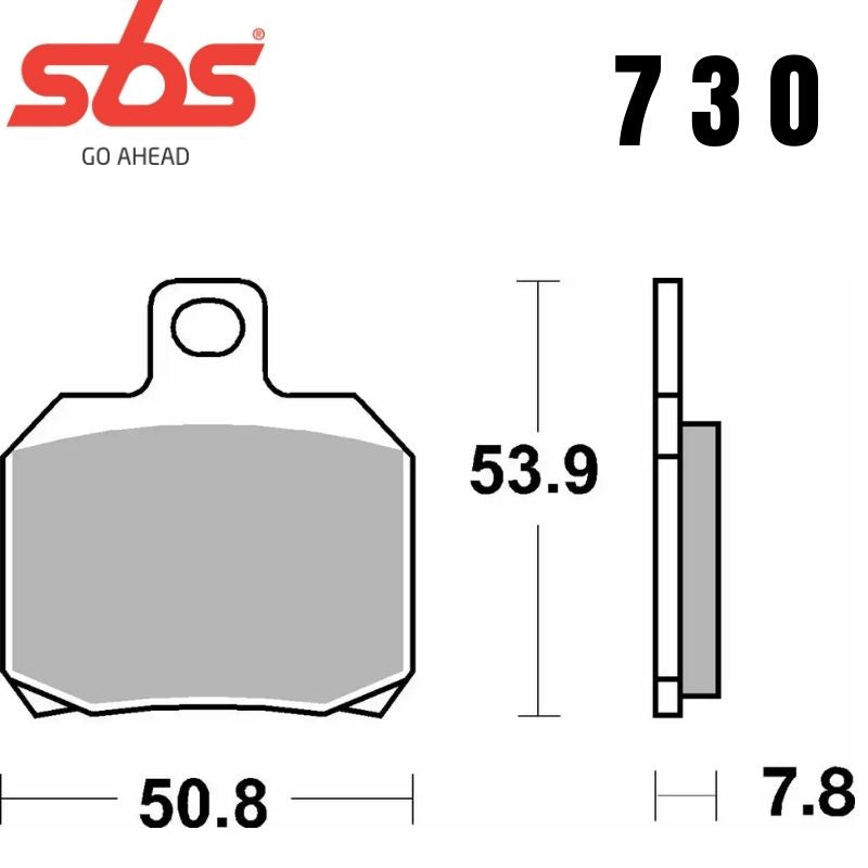 730HF FRONT/REAR CERAMIC FA266