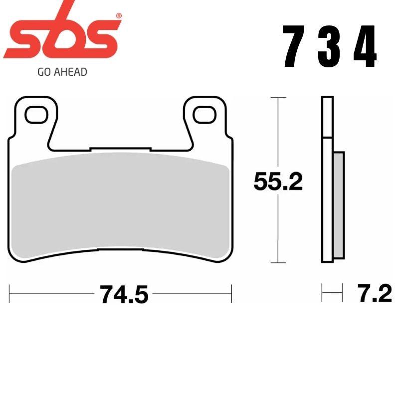 734HS FRONT EVO SINTER FA296