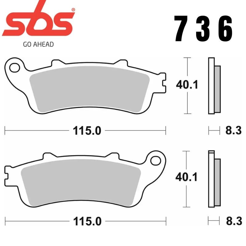 736HF FRONT/REAR CERAMIC FA261