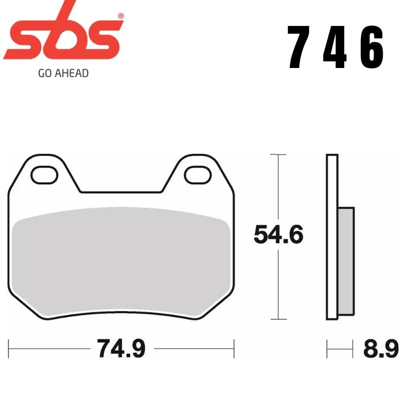 746HF FRONT/REAR CERAMIC FA304