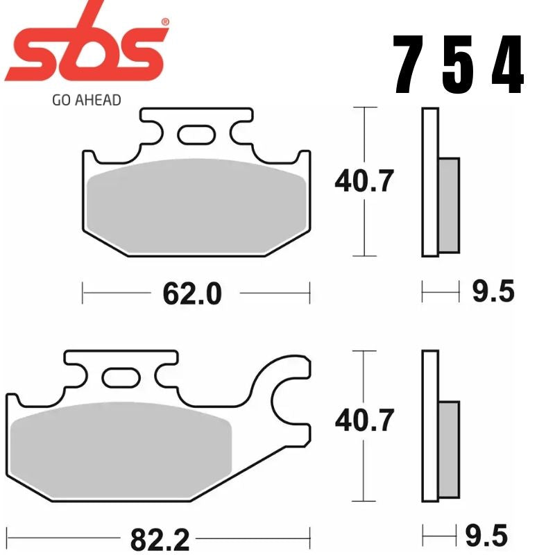 754SI FRONT/REAR OFF ROAD SINTER FA307 O/ ALT 835