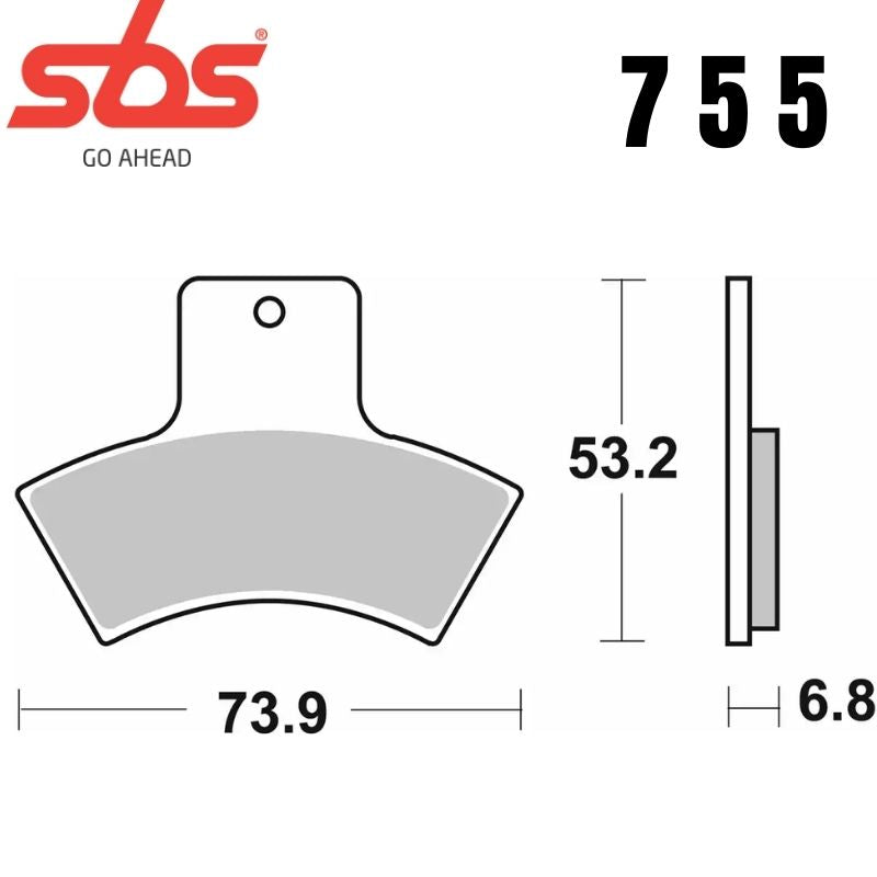 755SI FRONT/REAR OFF ROAD SINTER FA270