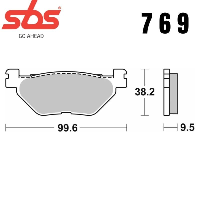 769HF FRONT/REAR CERAMIC FA319/2