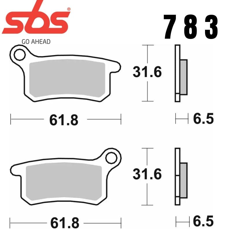 783RSI FRONT/REAR OFF ROAD RACE SINTER FA357