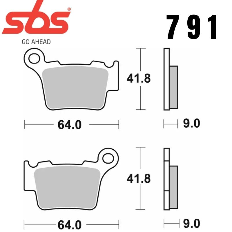 791RSI FRONT/REAR OFF ROAD RACE SINTER FA368