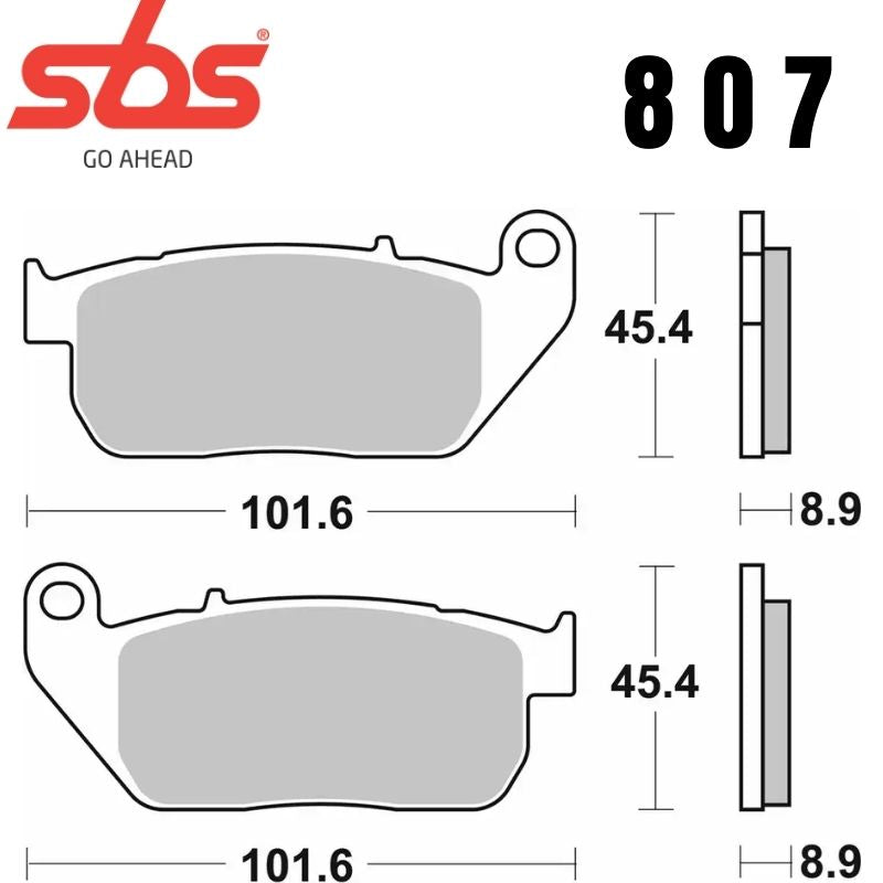807HHF FRONT /REAR V-TWIN CERAMIC FA381