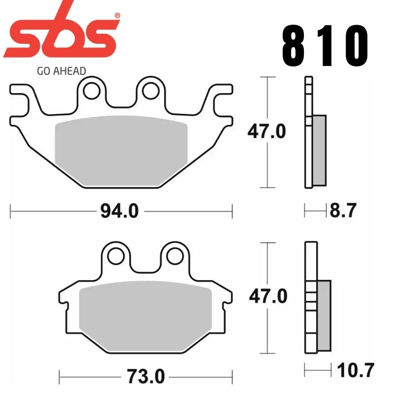 810HF FRONT/REAR CERAMIC FA377