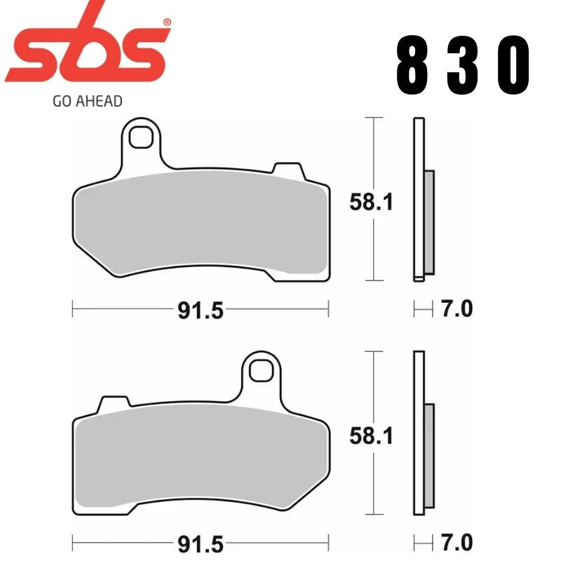 830HHS FRONT V-TWIN SINTER FA409